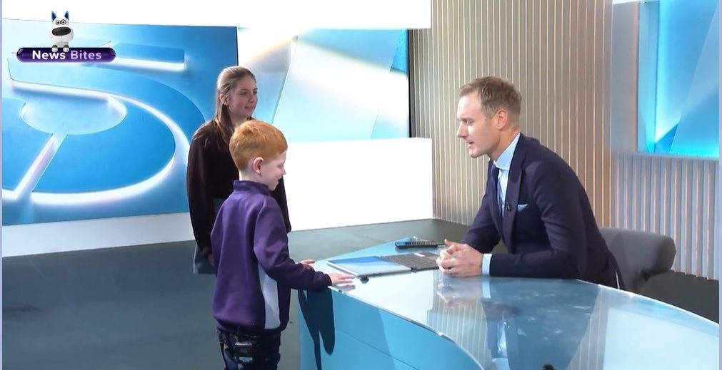 What’s the Real Story? Young Reporters Interview 5 News’ Dan Walker for Children’s News Special